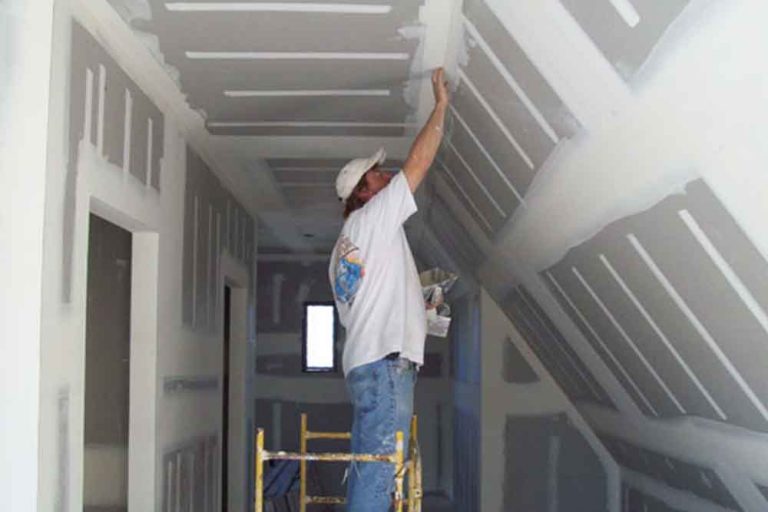 Drywall installer